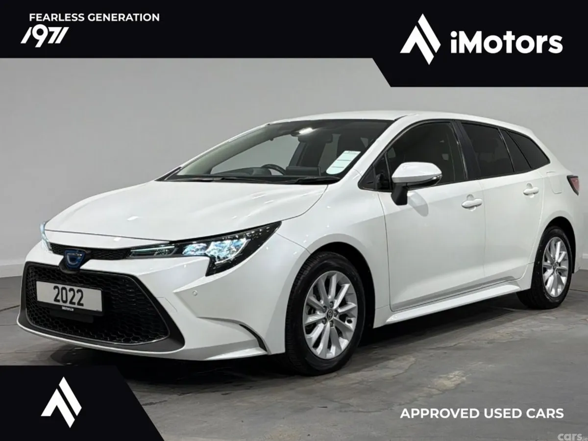 Toyota Corolla Estate, Petrol Hybrid, 2022, White