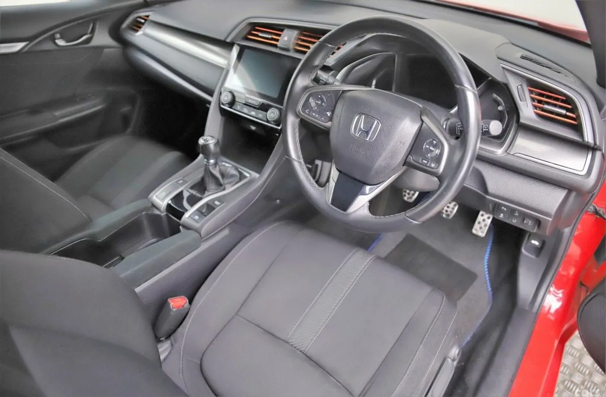 Honda Civic Hatchback, Petrol, 2019, Red