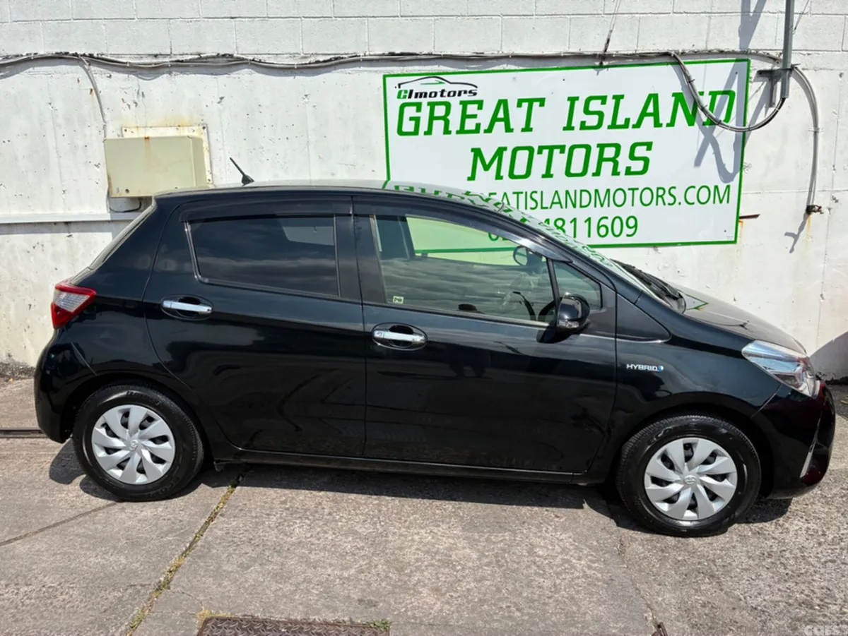 Toyota Vitz Hatchback, Petrol Hybrid, 2019, Black