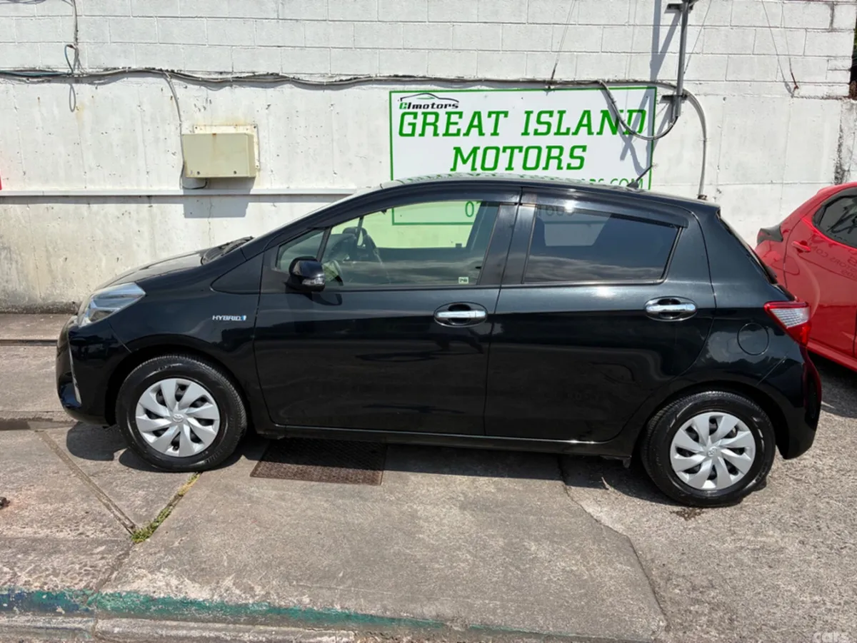 Toyota Vitz Hatchback, Petrol Hybrid, 2019, Black