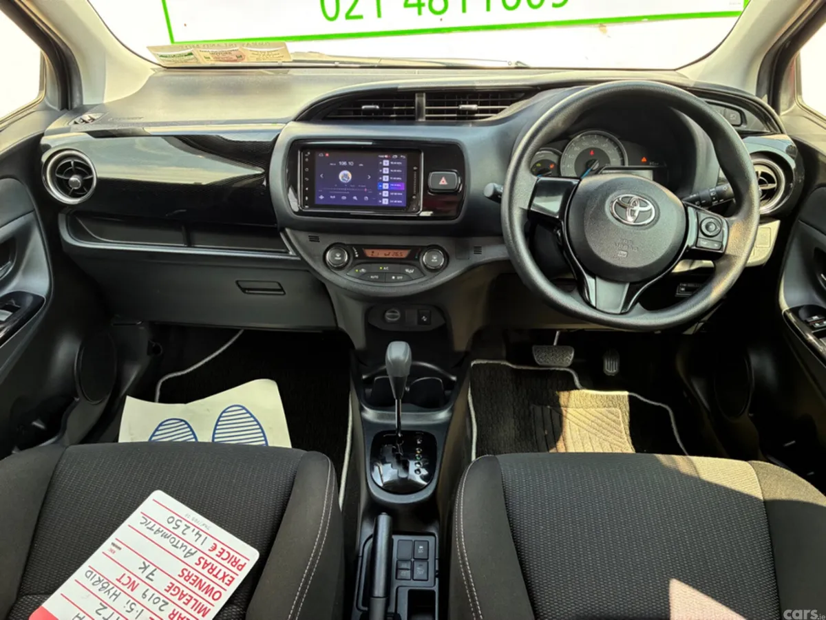 Toyota Vitz Hatchback, Petrol Hybrid, 2019, Black
