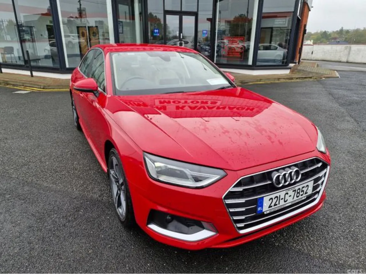 Audi A4 Saloon, Diesel, 2022, Red