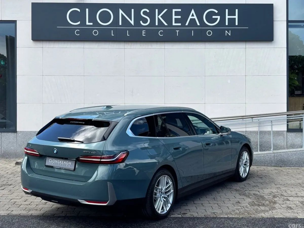 BMW i5 Estate, Electric, 2025, Green
