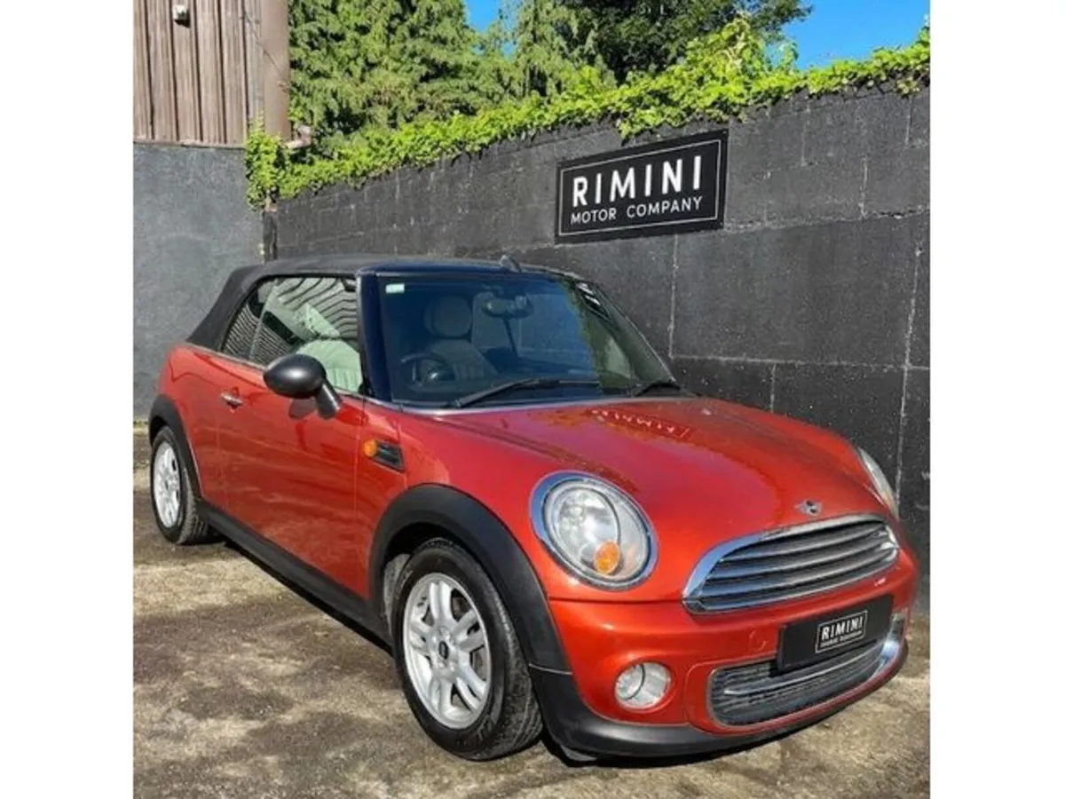 Mini Cooper Convertible, Petrol, 2012, Orange