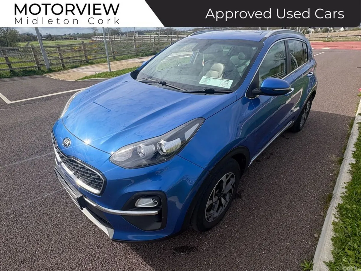 Kia Sportage SUV, Diesel Hybrid, 2021, Blue