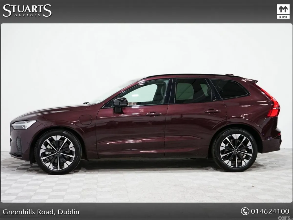 Volvo XC60 Estate, Petrol Plug-in Hybrid, 2025, Red