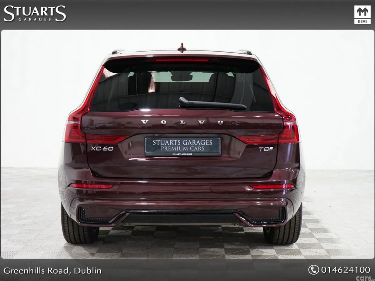 Volvo XC60 Estate, Petrol Plug-in Hybrid, 2025, Red