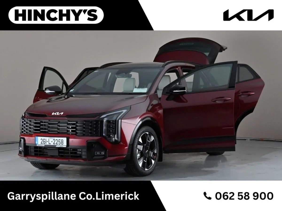 Kia Sportage SUV, Diesel Hybrid, 2026, Red