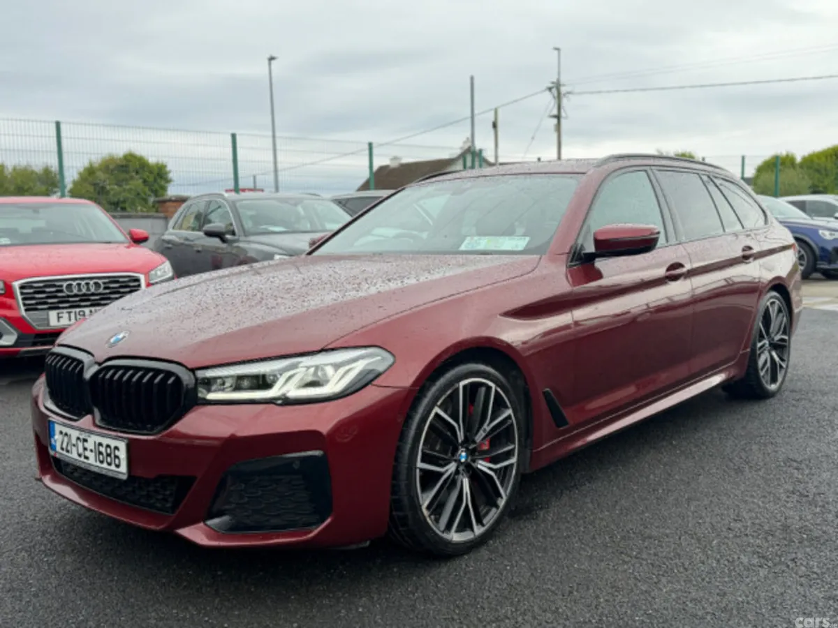 BMW 5-Series Estate, Diesel, 2022, Red