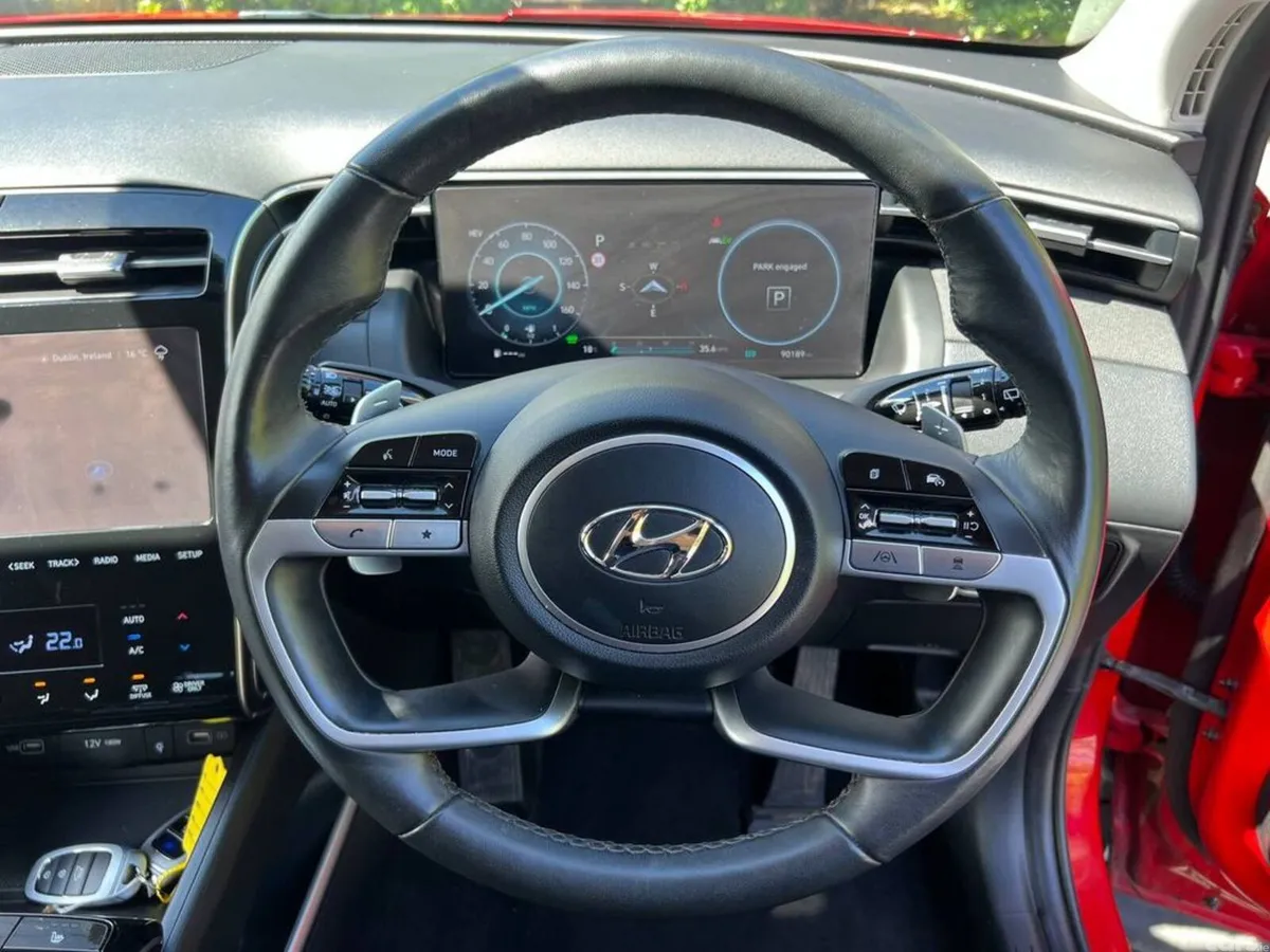 Hyundai Tucson SUV, Petrol Plug-in Hybrid, 2023, Red