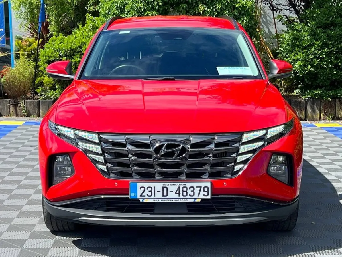 Hyundai Tucson SUV, Petrol Plug-in Hybrid, 2023, Red
