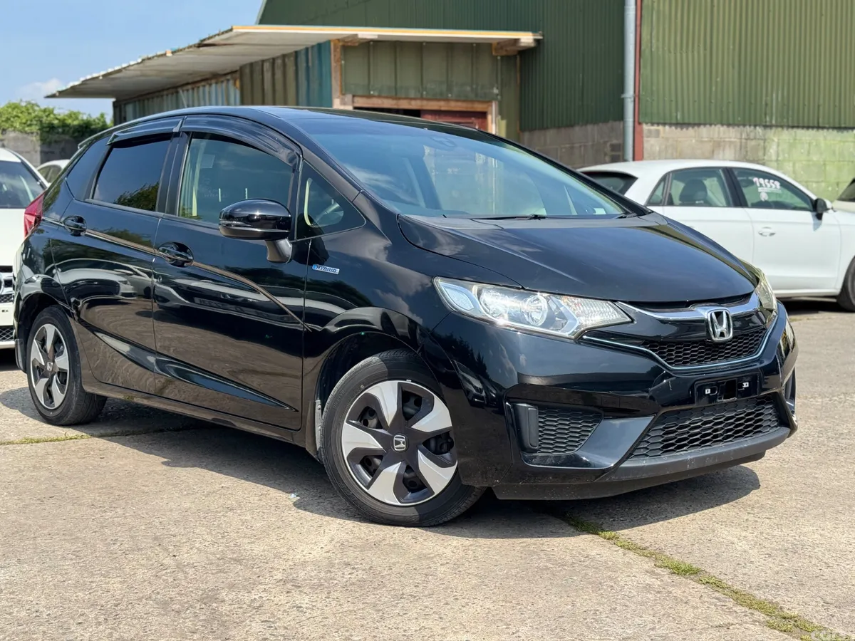 Honda Fit Hatchback, Petrol Hybrid, 2015, Black