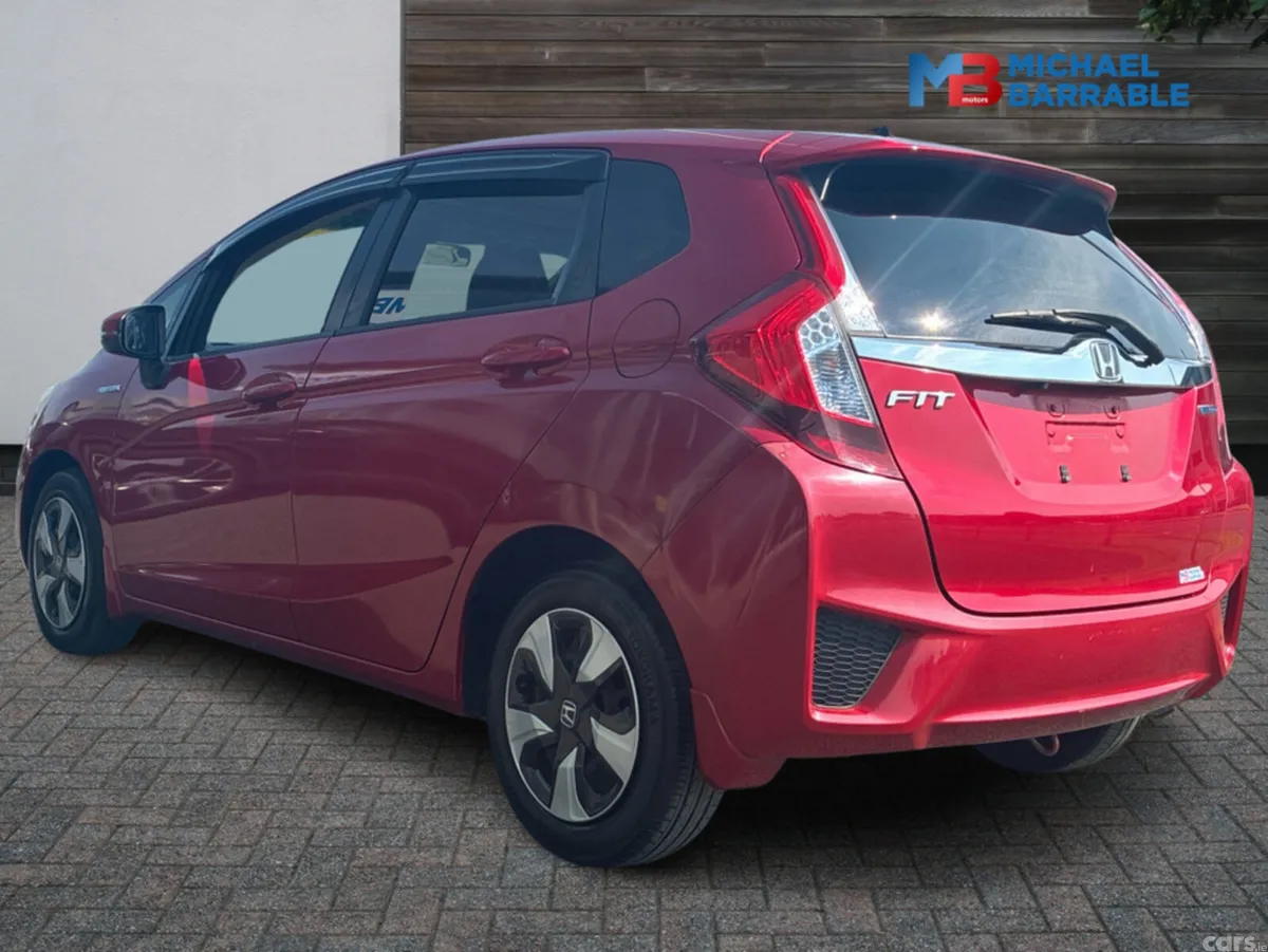 Honda Fit Hatchback, Petrol Hybrid, 2016, Red