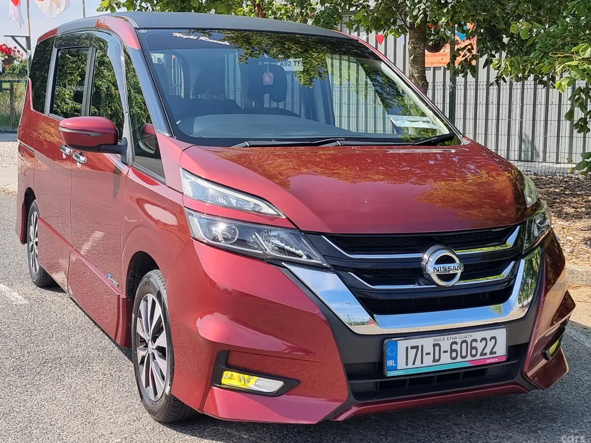 Nissan Serena MPV, Petrol Hybrid, 2017, Red