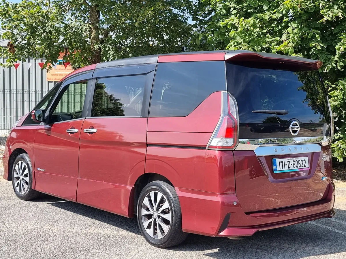 Nissan Serena MPV, Petrol Hybrid, 2017, Red