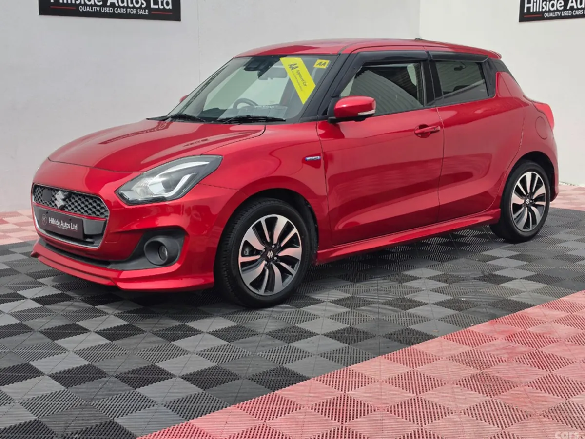 Suzuki Swift Hatchback, Petrol Hybrid, 2017, Red