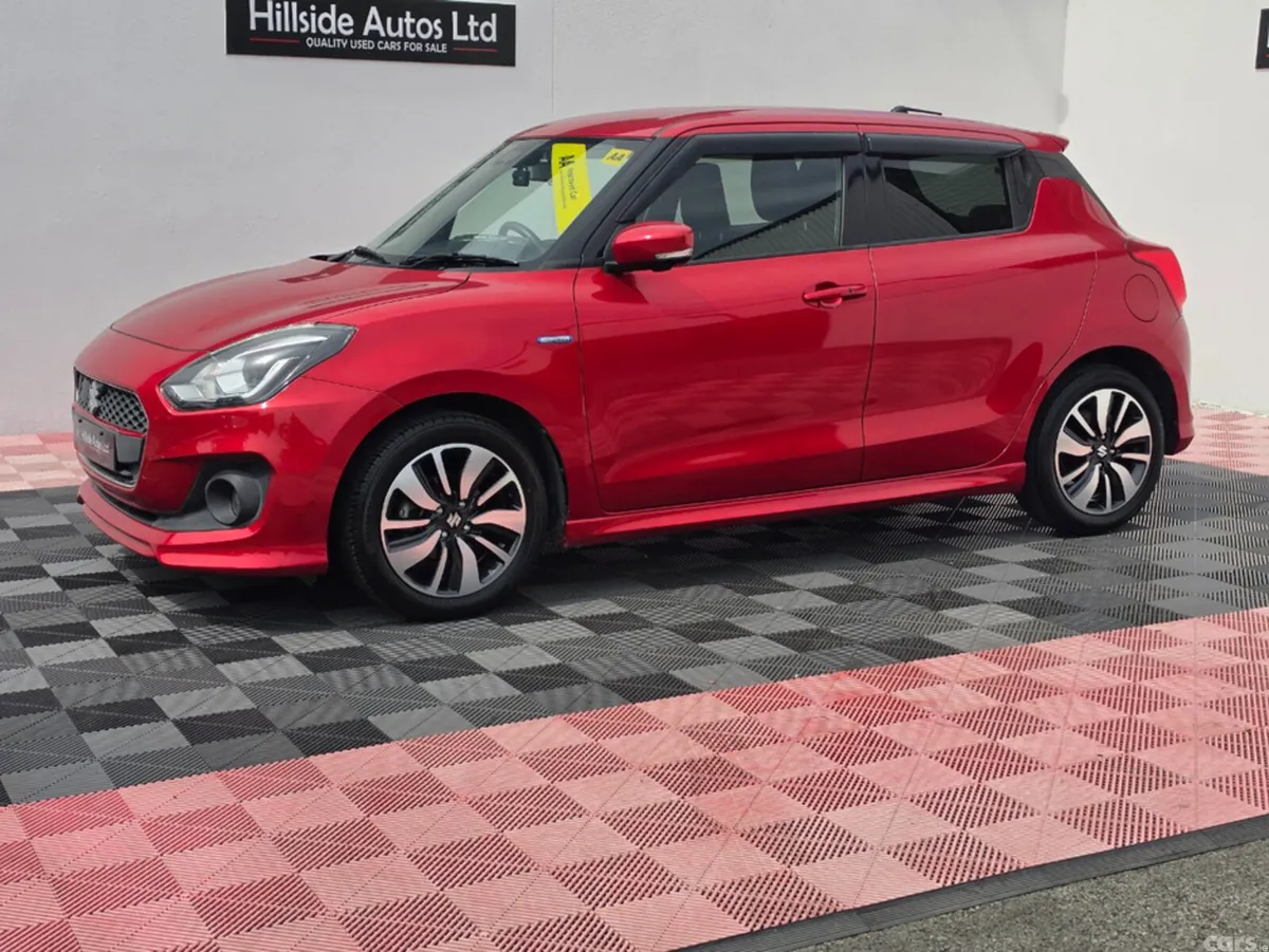 Suzuki Swift Hatchback, Petrol Hybrid, 2017, Red
