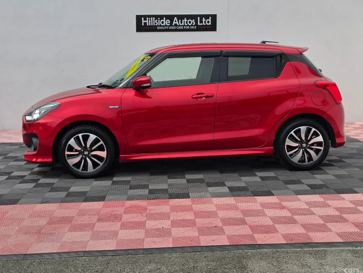 Suzuki Swift Hatchback, Petrol Hybrid, 2017, Red