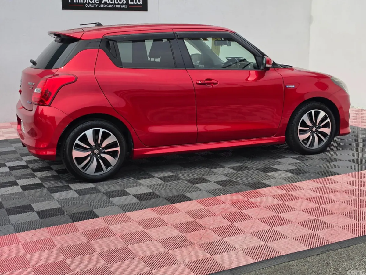 Suzuki Swift Hatchback, Petrol Hybrid, 2017, Red