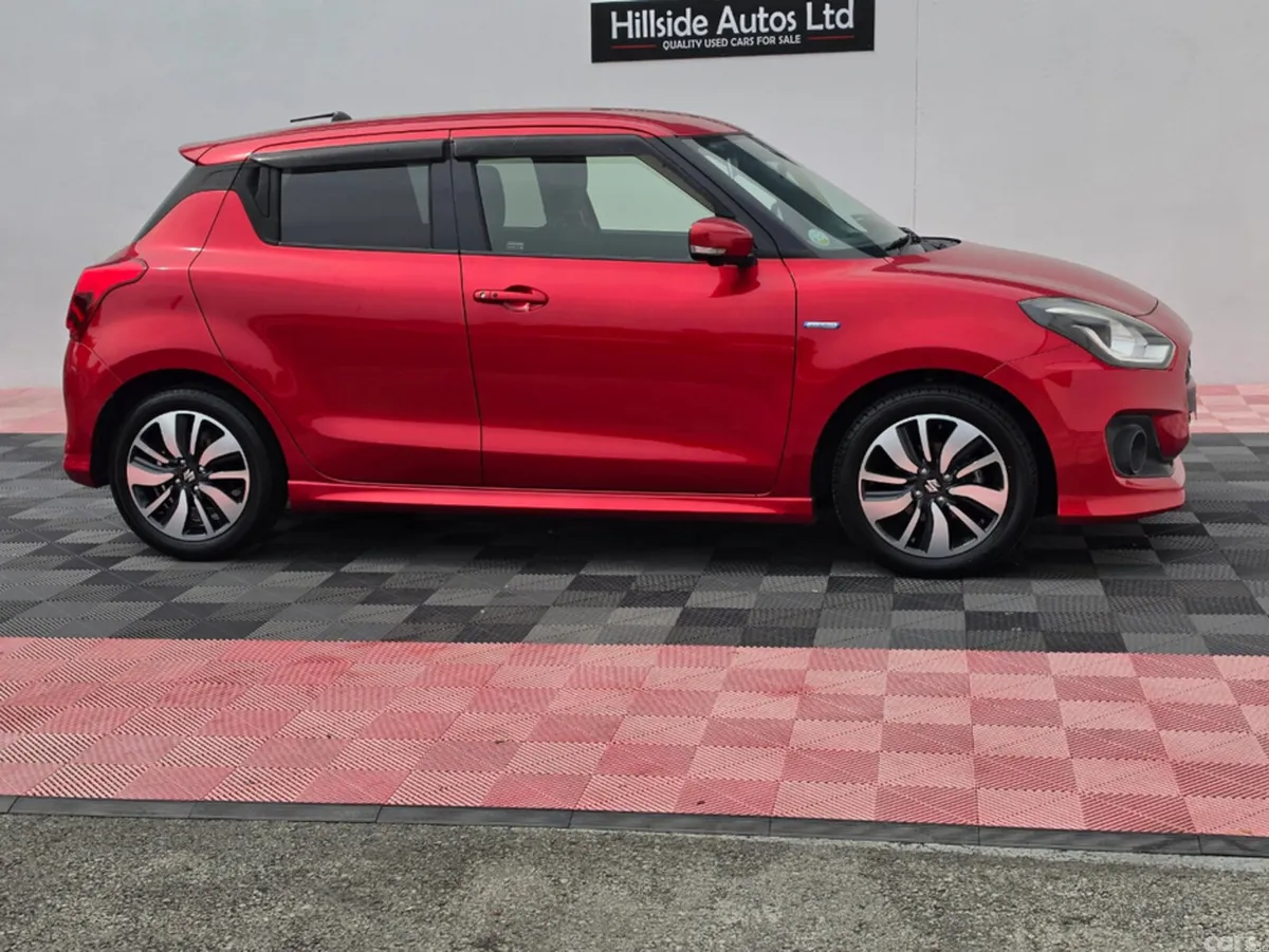 Suzuki Swift Hatchback, Petrol Hybrid, 2017, Red