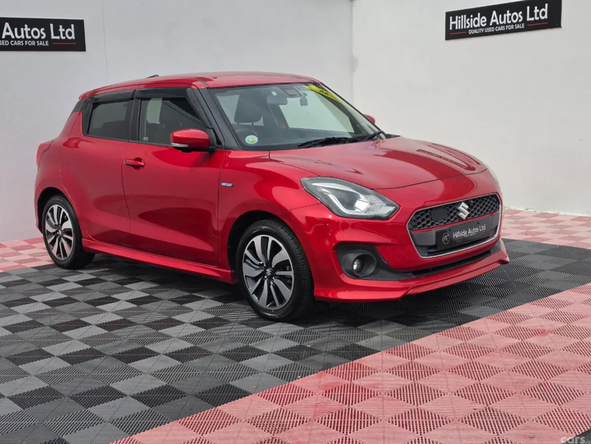 Suzuki Swift Hatchback, Petrol Hybrid, 2017, Red