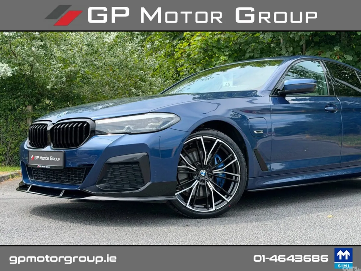 BMW 5-Series Saloon, Petrol Plug-in Hybrid, 2022, Blue
