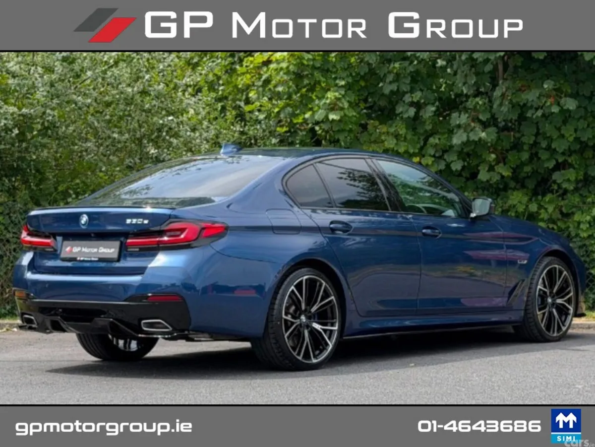BMW 5-Series Saloon, Petrol Plug-in Hybrid, 2022, Blue