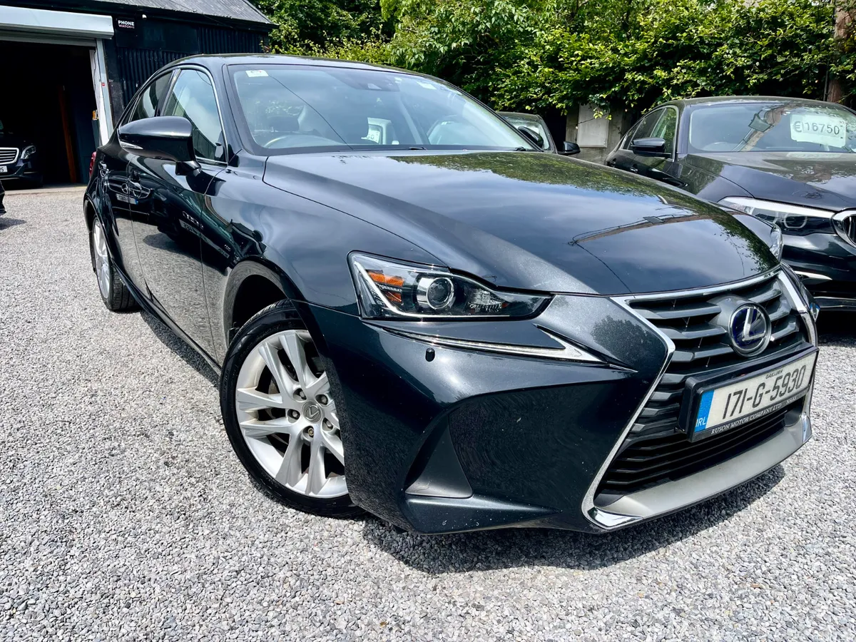 Lexus IS Saloon, Petrol Hybrid, 2017, Black