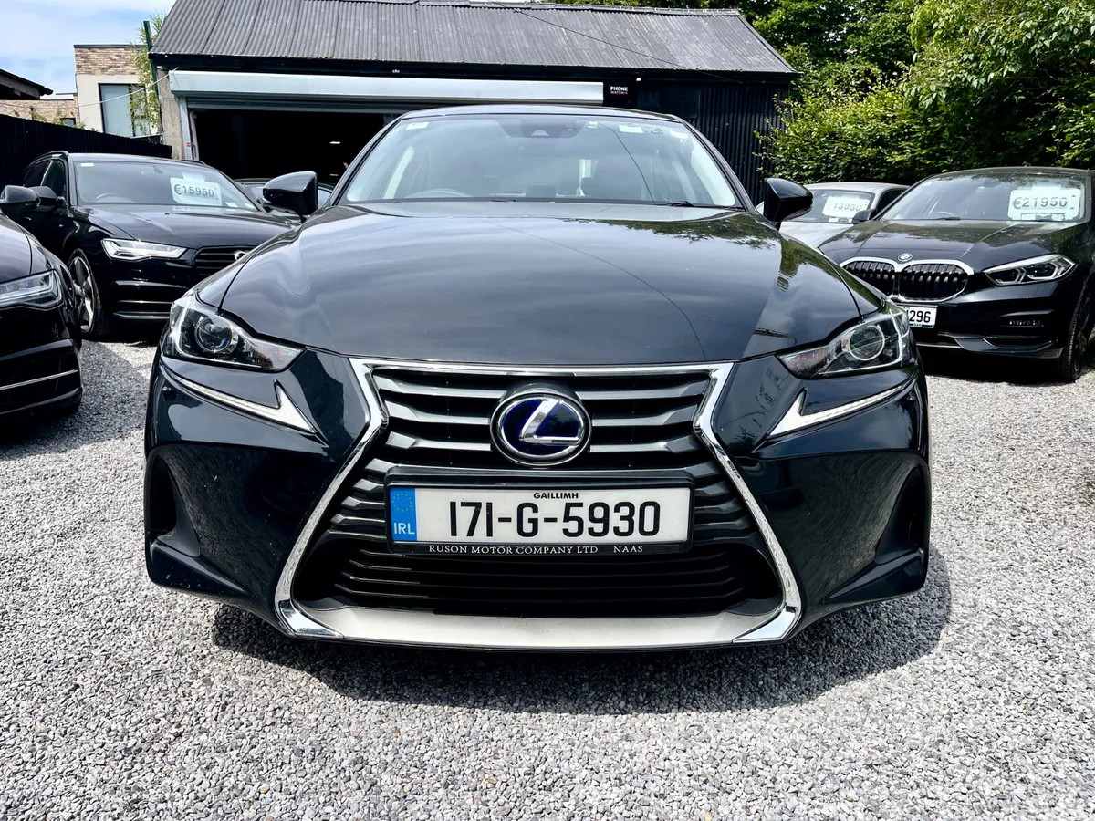 Lexus IS Saloon, Petrol Hybrid, 2017, Black