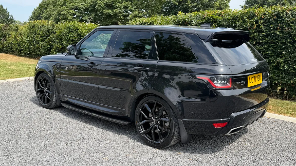 Land Rover Range Rover Sport SUV, Petrol Hybrid, 2021, Black