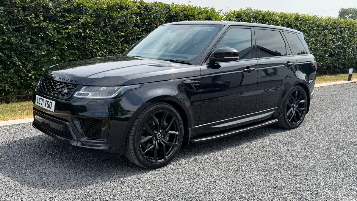 Land Rover Range Rover Sport SUV, Petrol Hybrid, 2021, Black