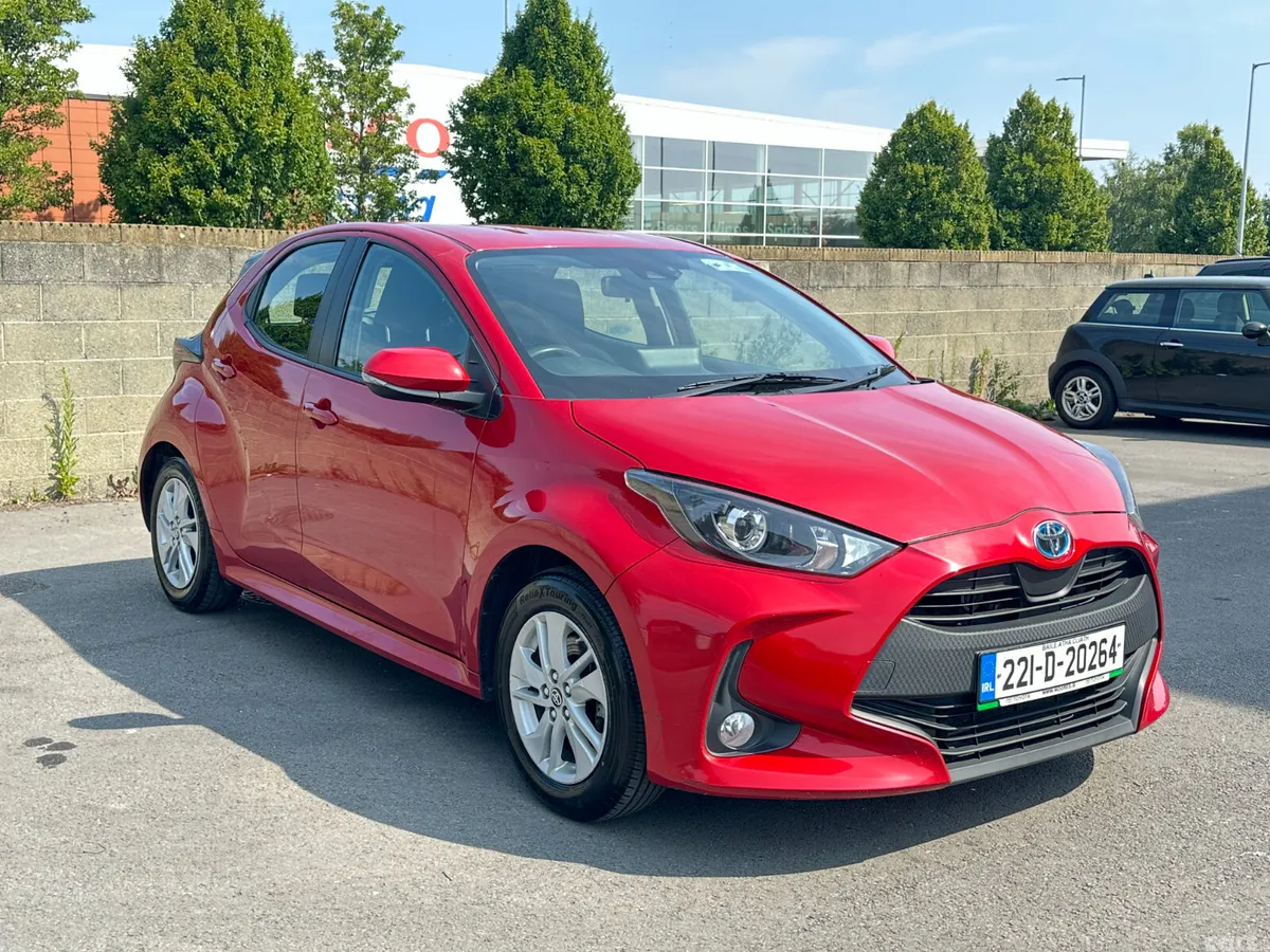 Toyota Yaris Hatchback, Petrol Hybrid, 2022, Red