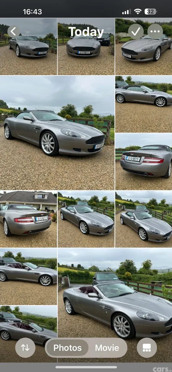 Aston Martin DB9 Convertible, Petrol, 2007, Silver