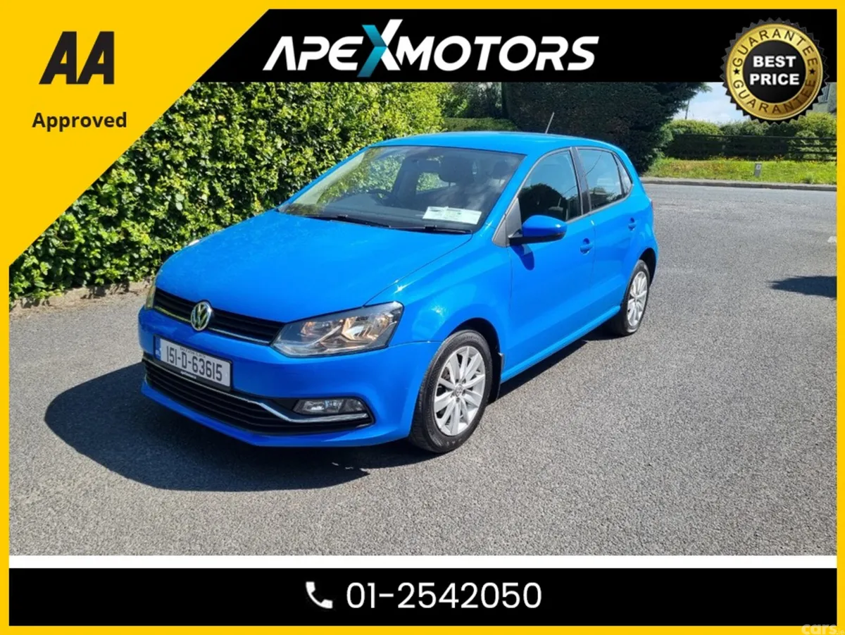 Volkswagen Polo Hatchback, Petrol, 2015, Blue