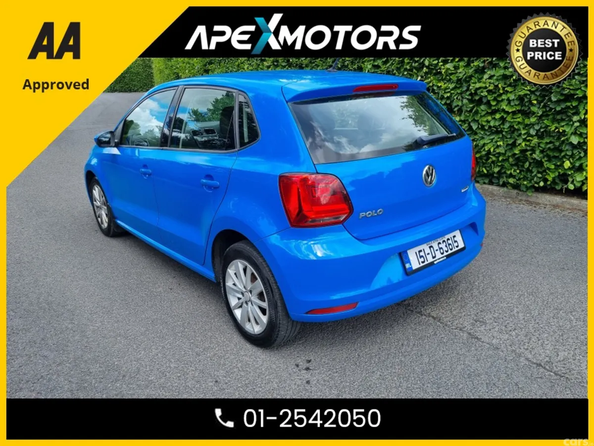 Volkswagen Polo Hatchback, Petrol, 2015, Blue