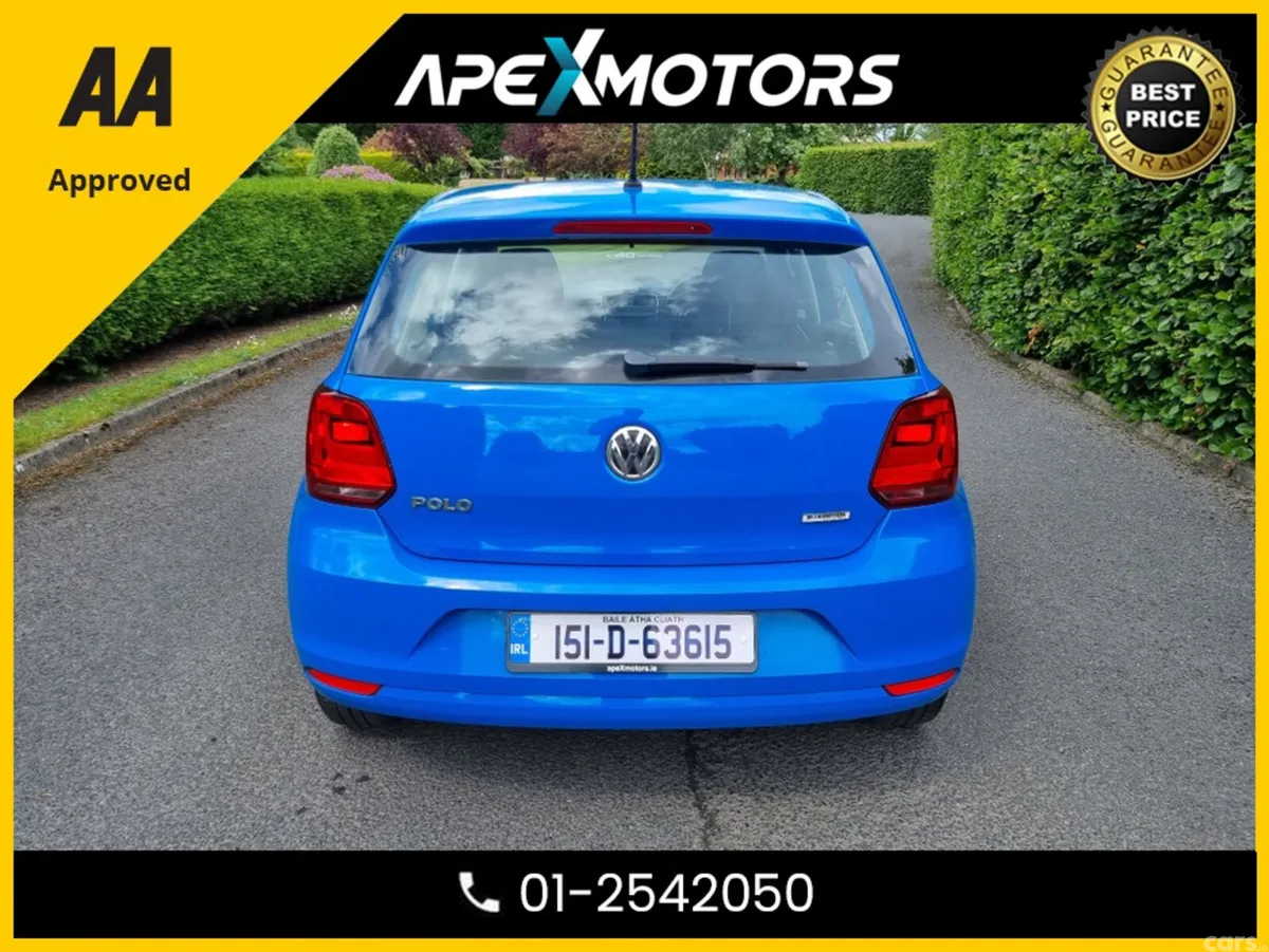 Volkswagen Polo Hatchback, Petrol, 2015, Blue