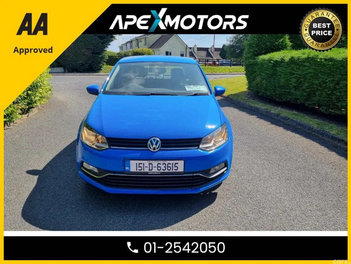 Volkswagen Polo Hatchback, Petrol, 2015, Blue