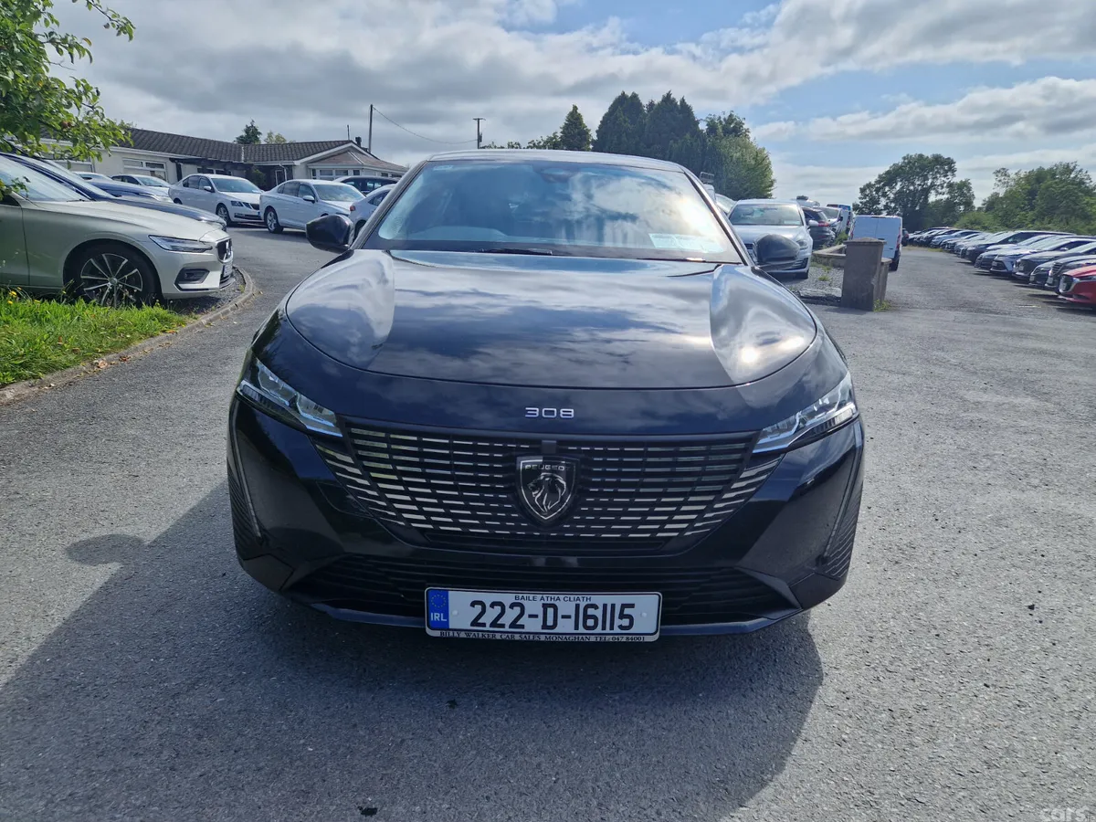 Peugeot 308 Hatchback, Petrol, 2022, Black