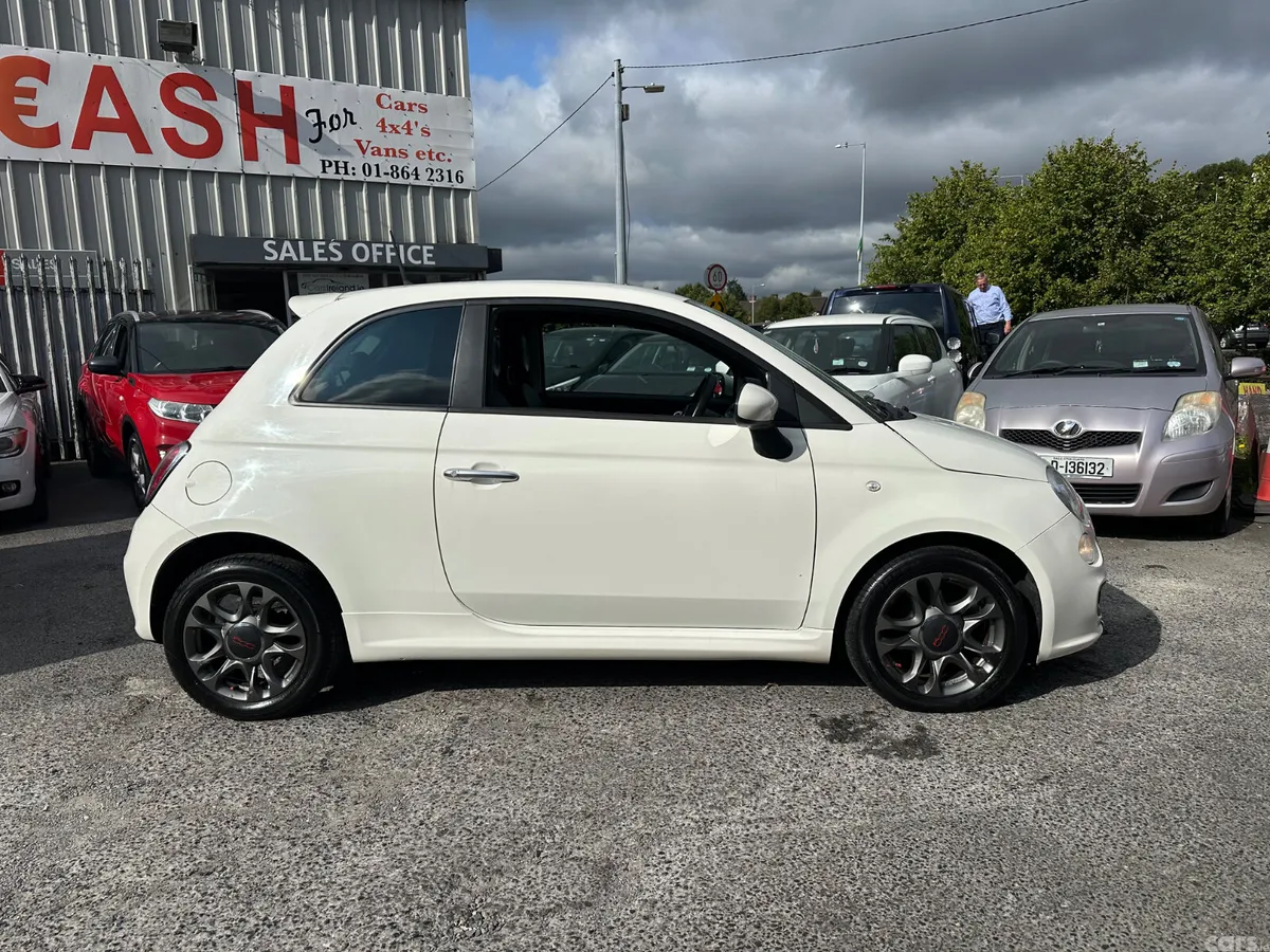 Fiat 500 Hatchback, Petrol, 2013, White