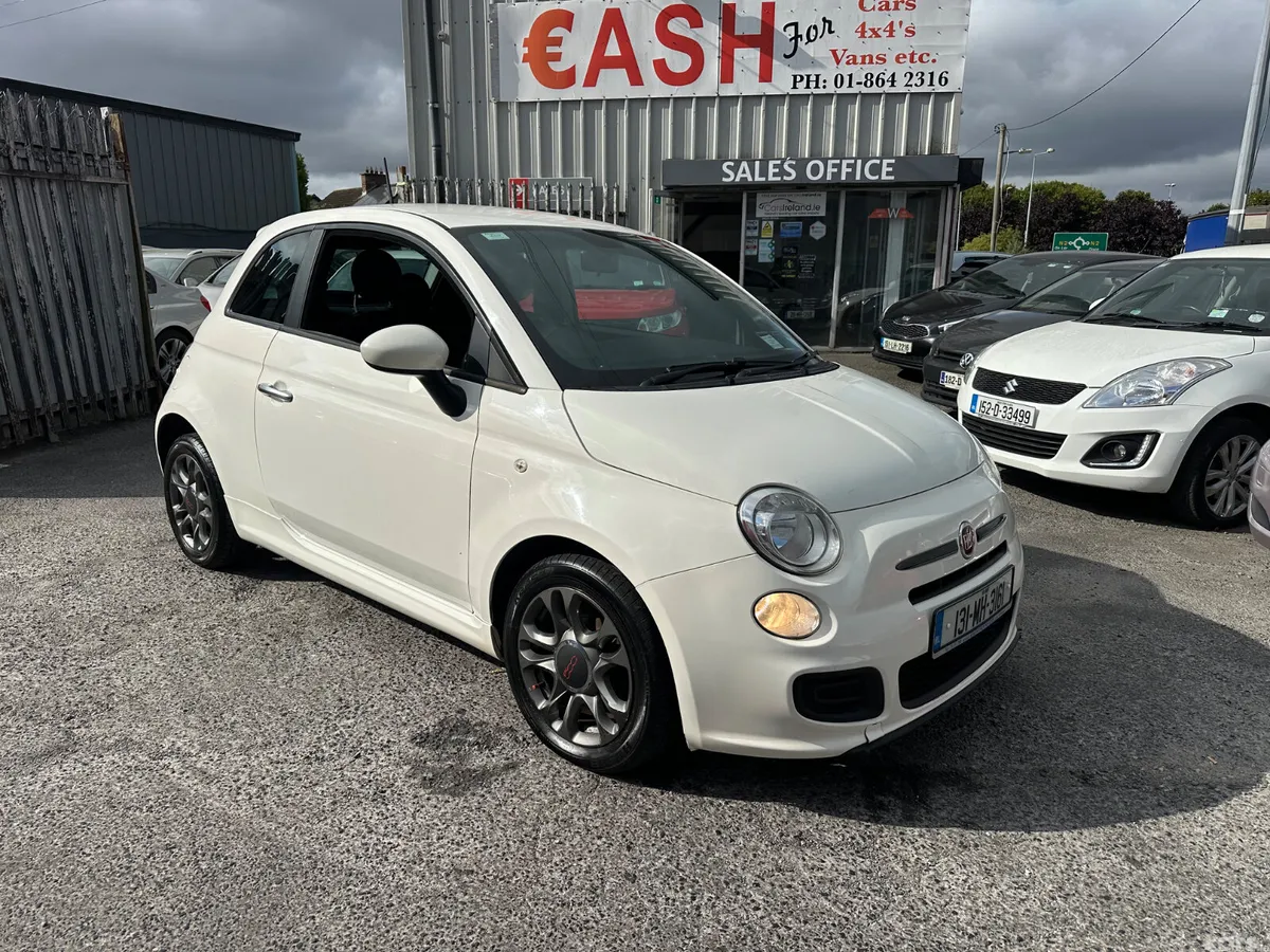 Fiat 500 Hatchback, Petrol, 2013, White