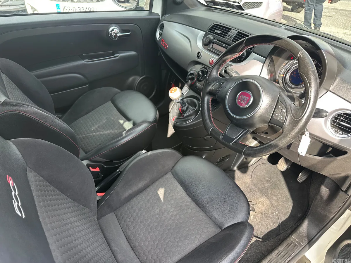Fiat 500 Hatchback, Petrol, 2013, White