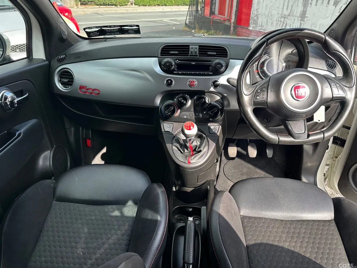 Fiat 500 Hatchback, Petrol, 2013, White