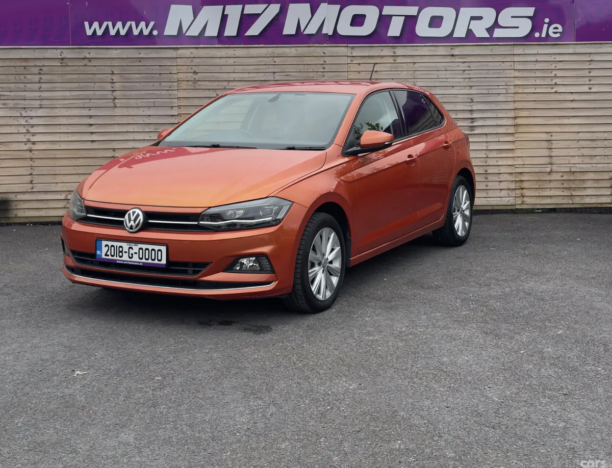 Volkswagen Polo Hatchback, Petrol, 2018, Orange