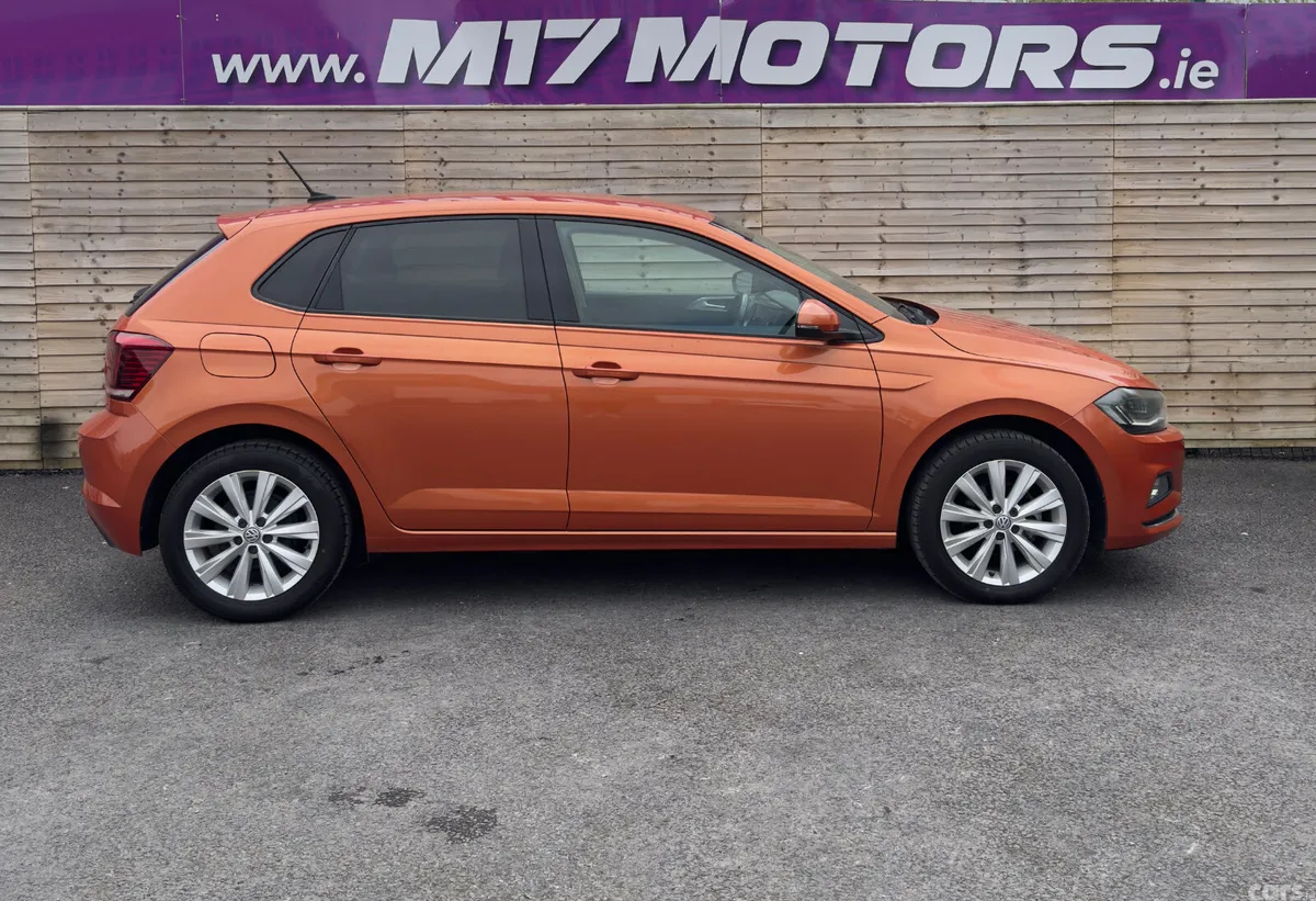 Volkswagen Polo Hatchback, Petrol, 2018, Orange
