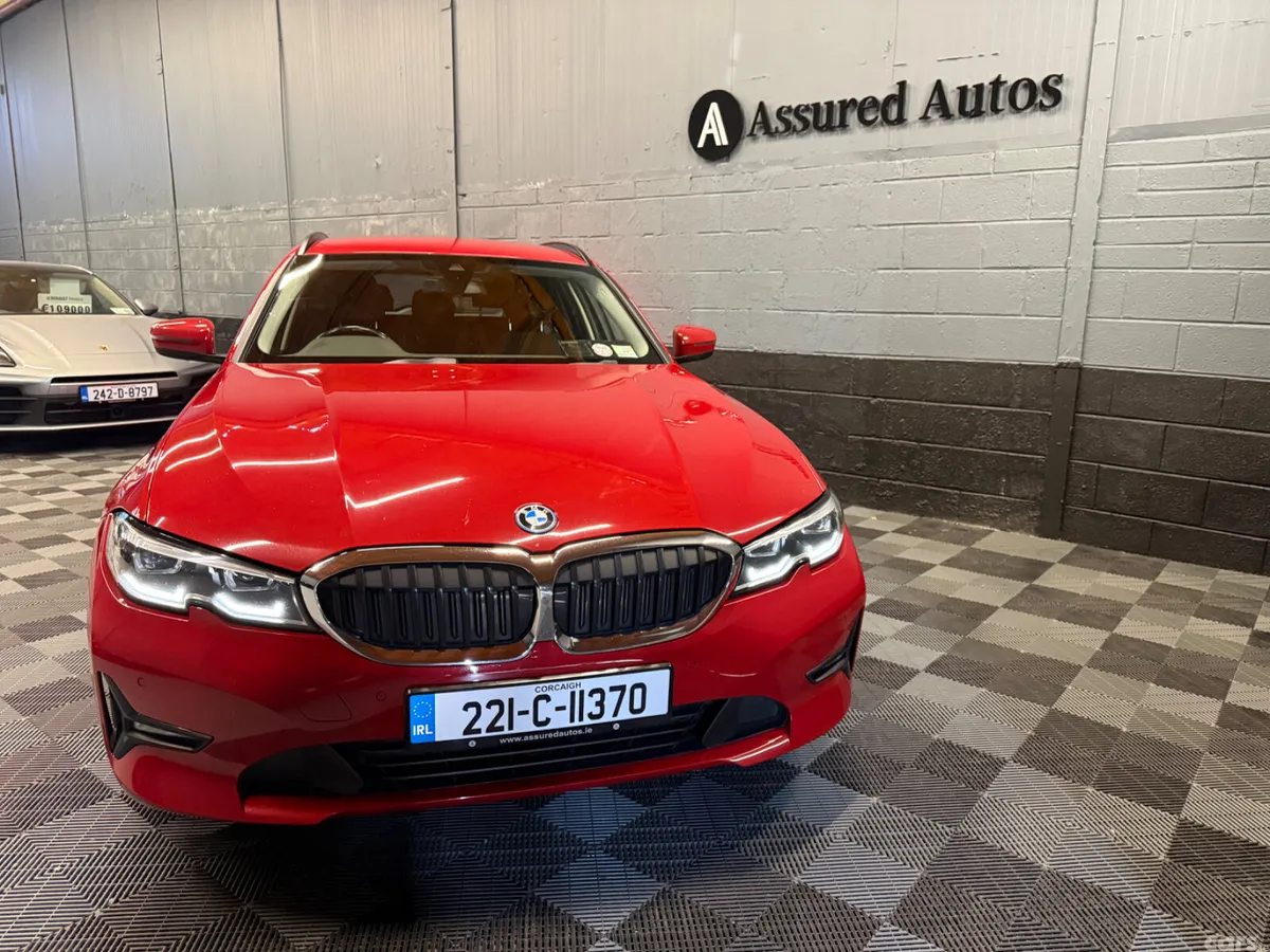 BMW 3-Series Estate, Petrol Plug-in Hybrid, 2022, Red