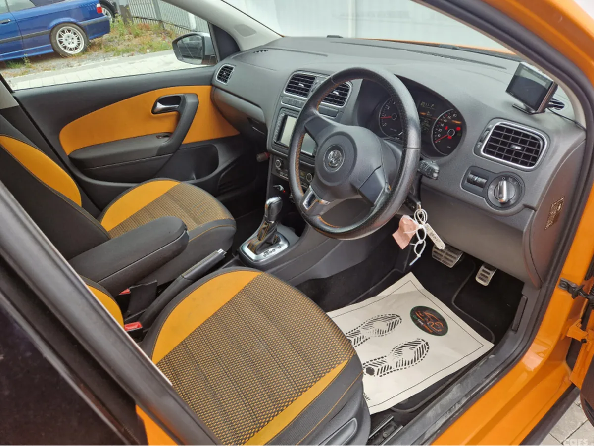 Volkswagen Polo Hatchback, Petrol, 2014, Orange