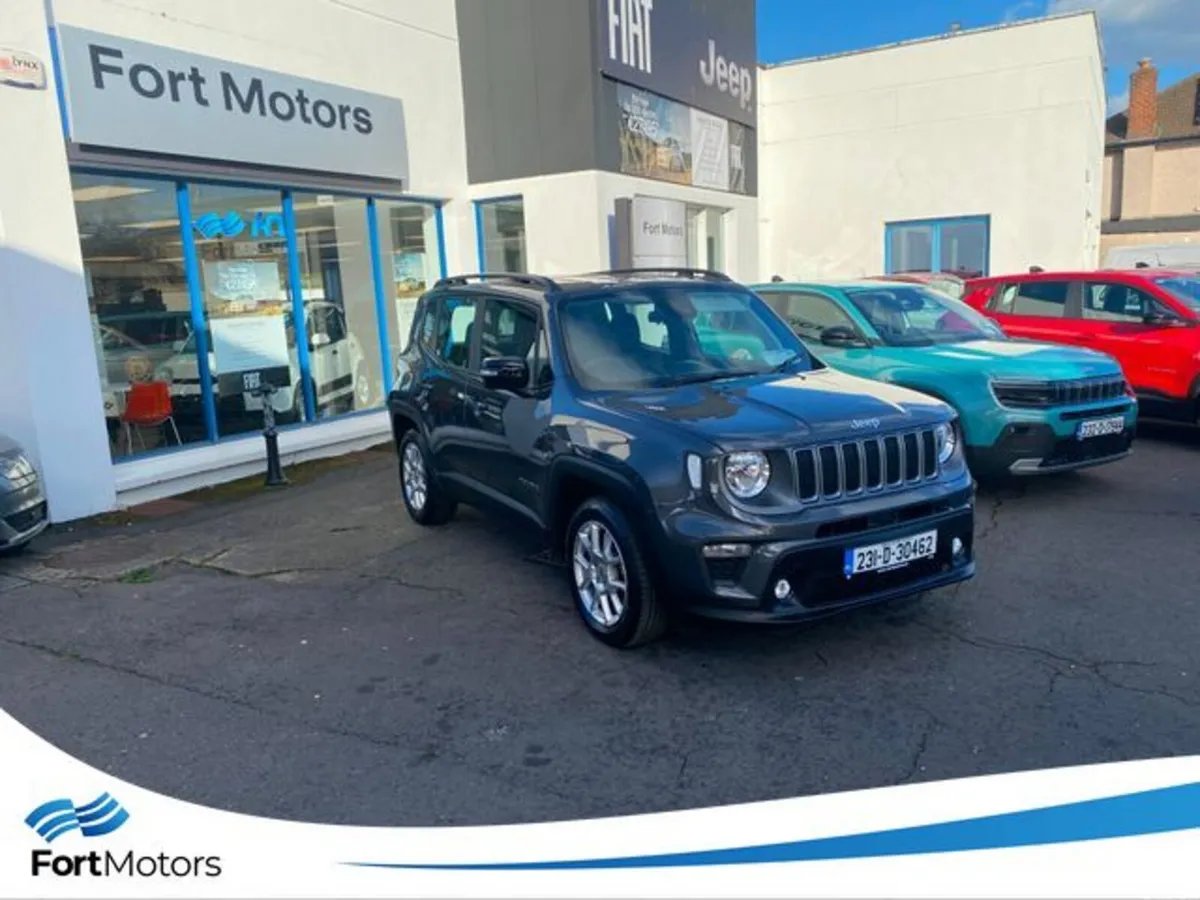 Jeep Renegade SUV, Petrol Hybrid, 2023, Grey