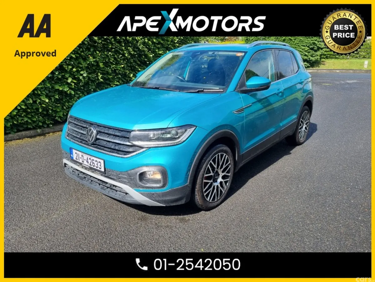 Volkswagen T-Cross SUV, Petrol, 2021, Blue