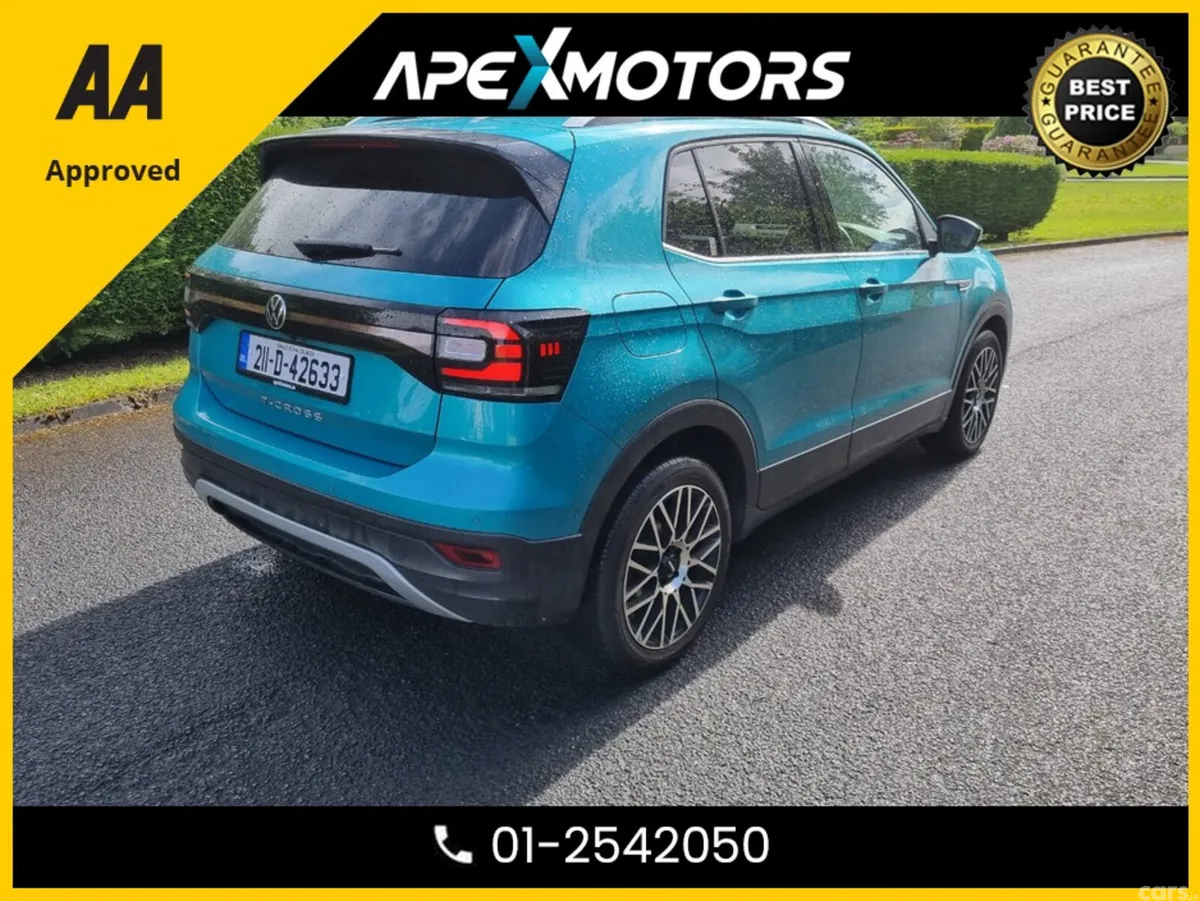 Volkswagen T-Cross SUV, Petrol, 2021, Blue