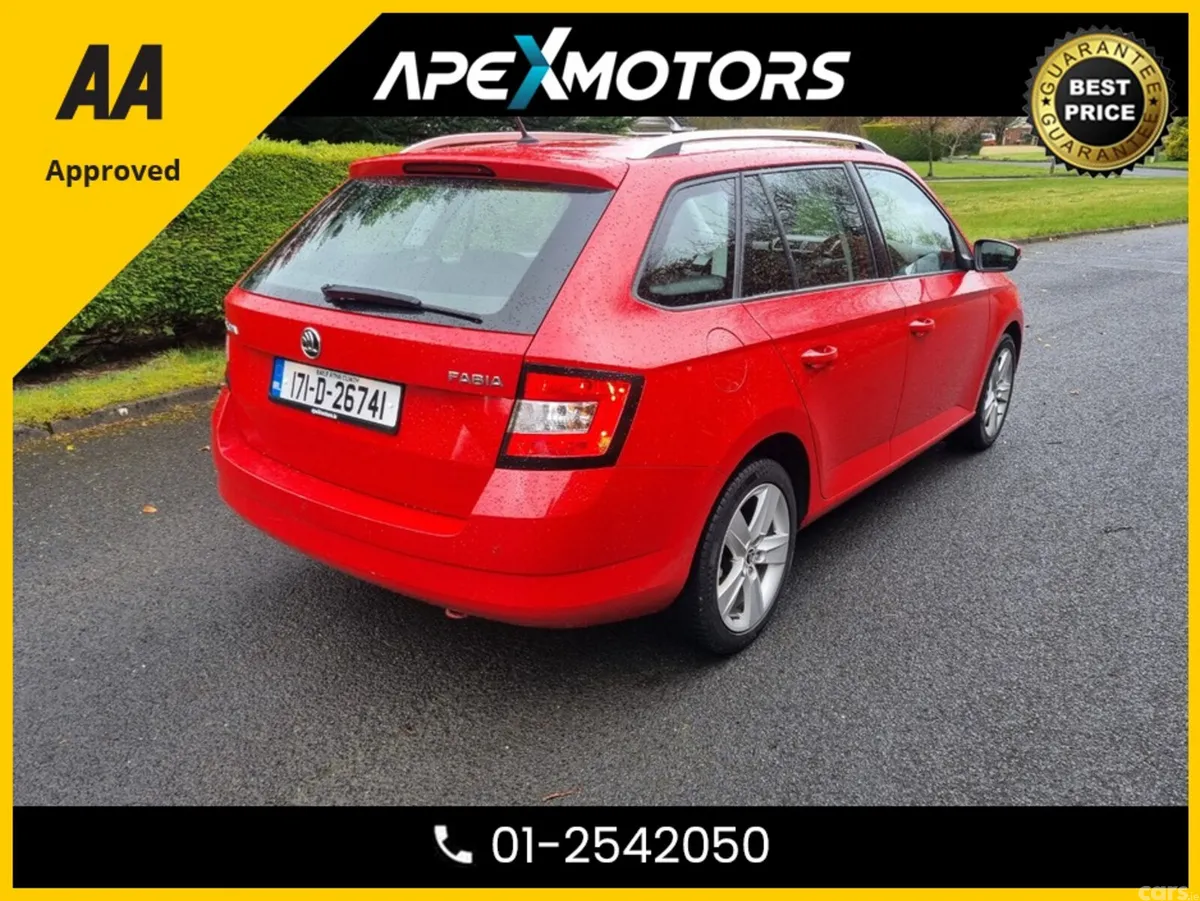 Skoda Fabia Estate, Petrol, 2017, Red